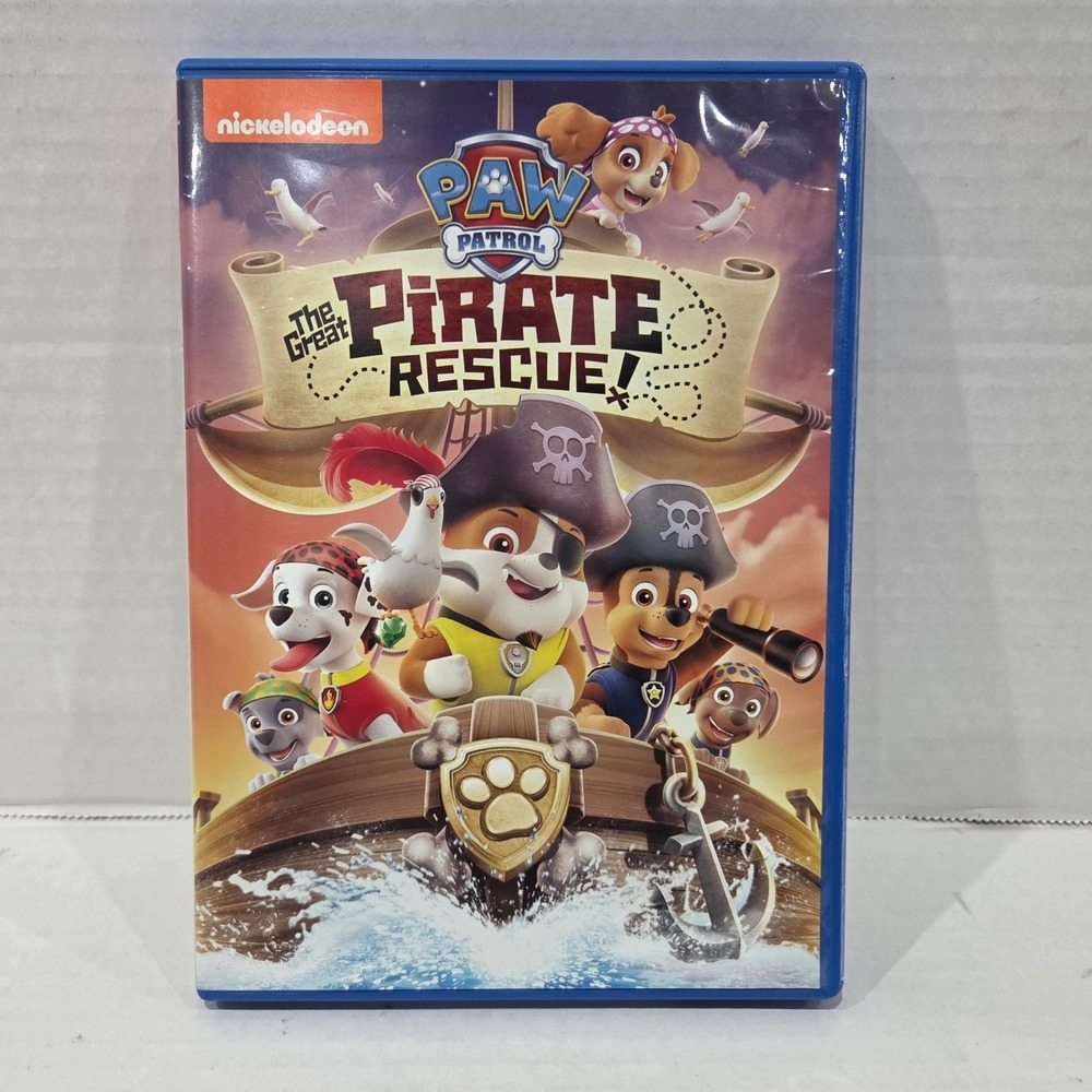 PAW Patrol The Great Pirate Rescue DVD Nickelodeon 6 Episodes Widescreen